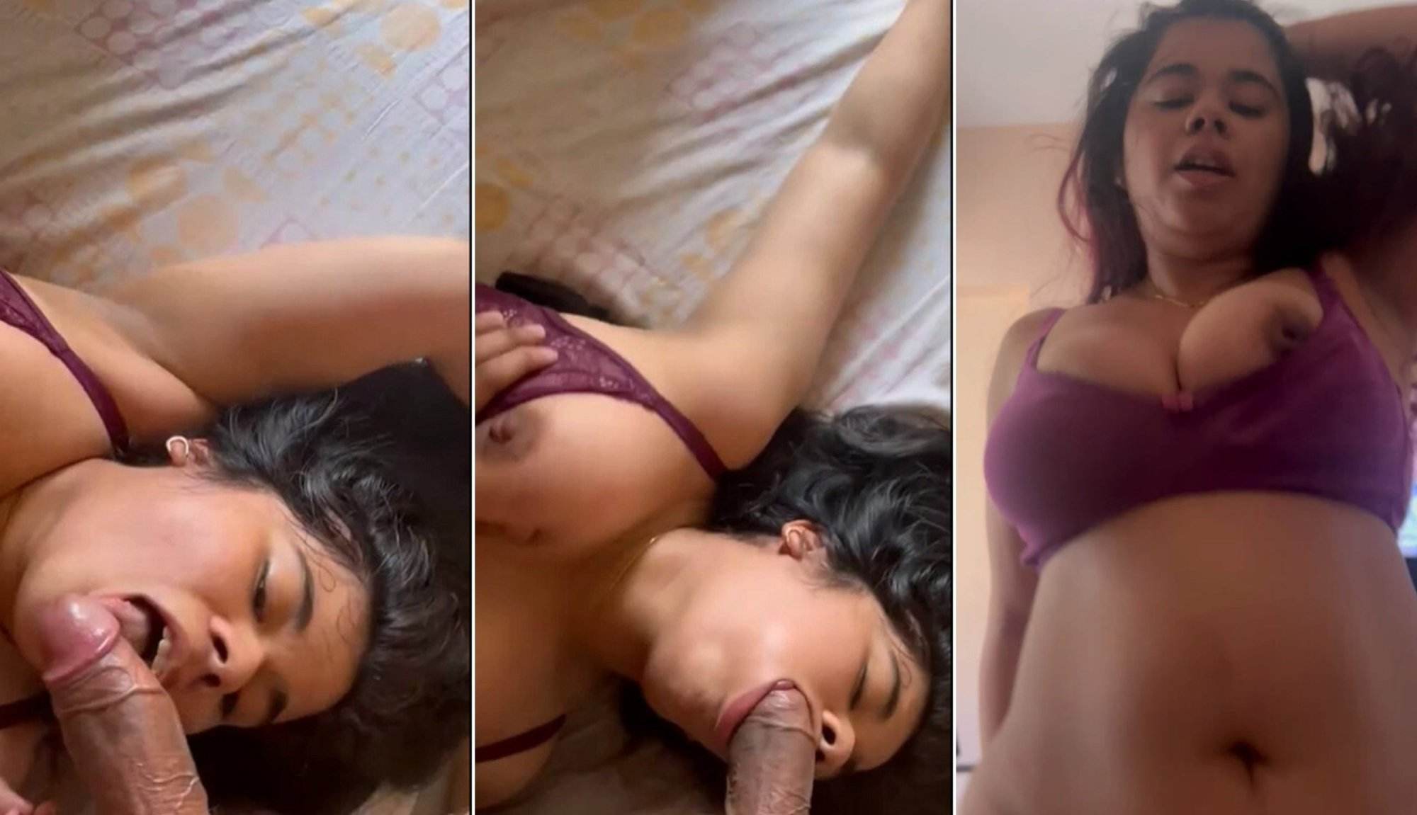 Sexy Curvy Indian Bitch Sucking Her Boss and Fucking