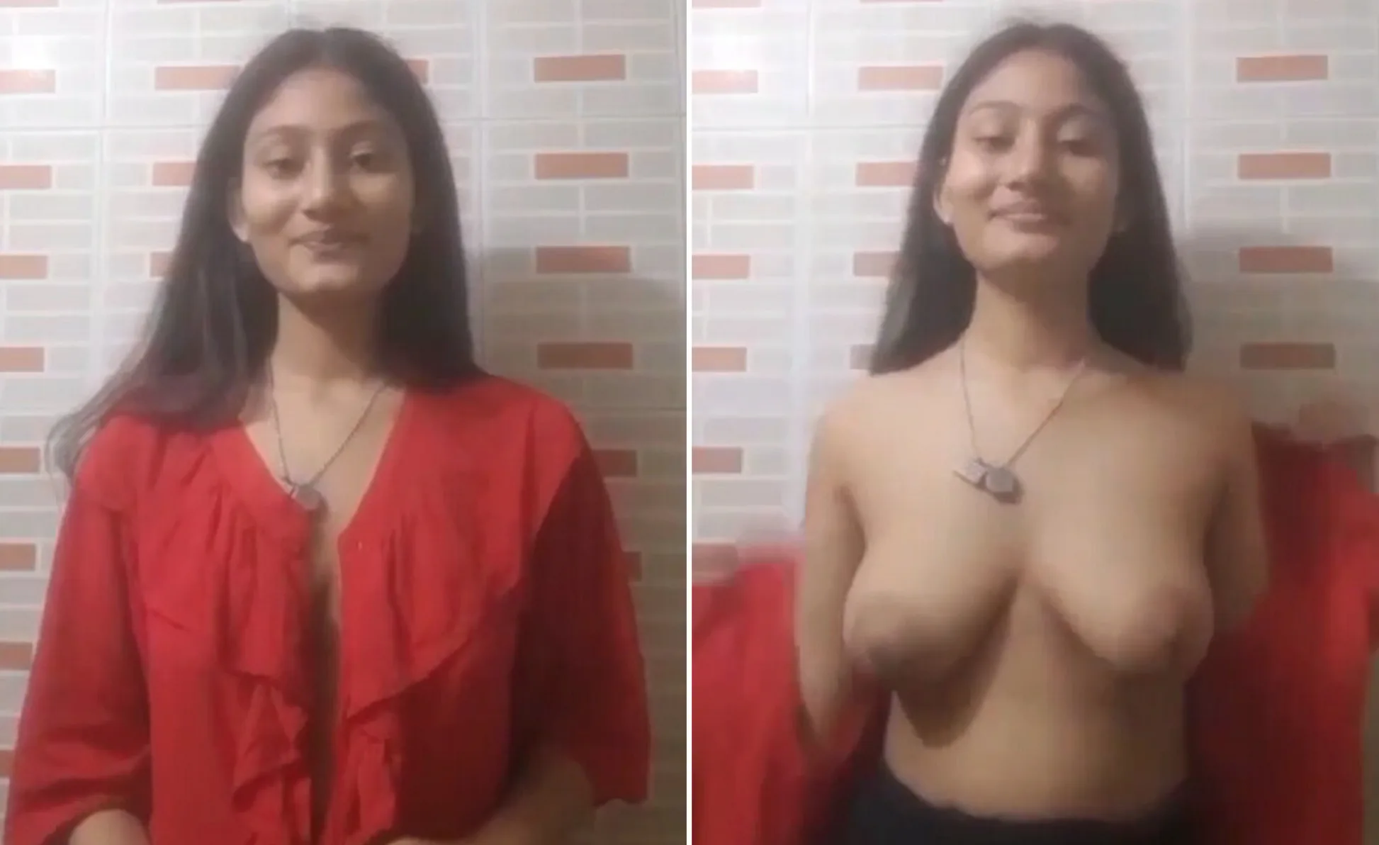 Desi Cutie Showing Boobs