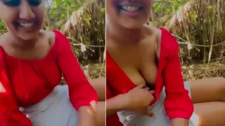 Sexy Mallu Bitch Outdoor Forest Fun