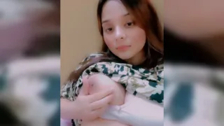 Super Cute Desi College Girl Showing Her Perfect Big Boobs