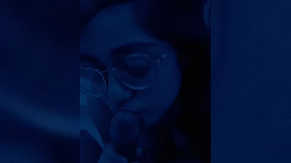 Super Cute Chashmish Desi College Girl Sucking Dick